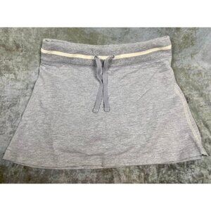 Grey Cotton Skort